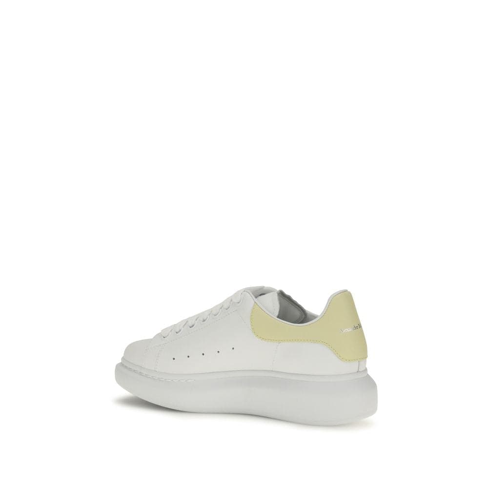 Alexander McQueen White Calf Leather Bos Taurus Chunky Sneakers - 3