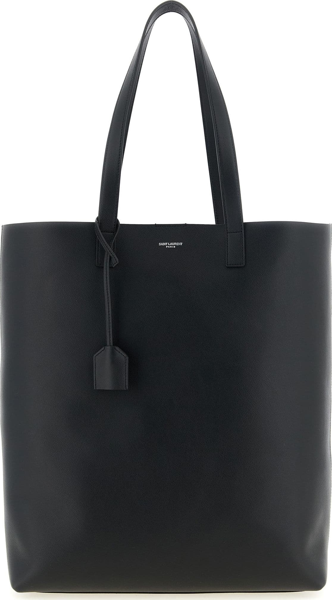 Saint Laurent Black Calfskin Tote Bag