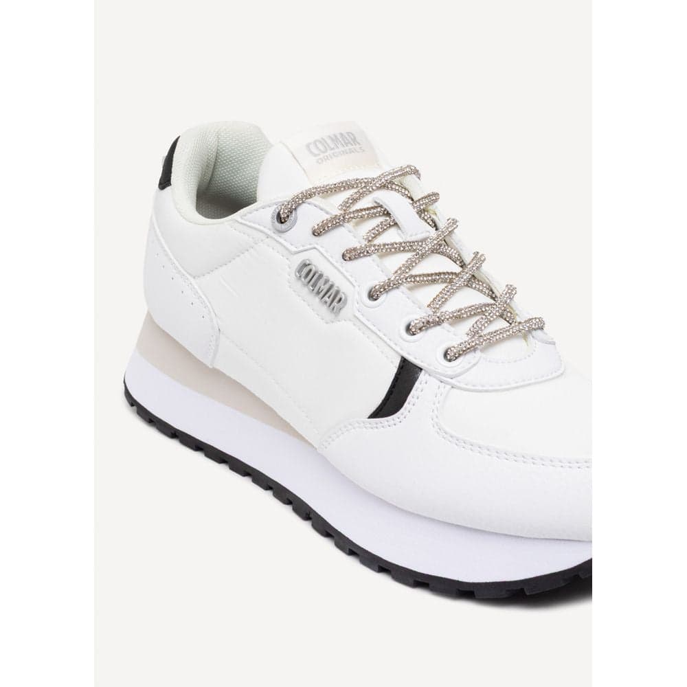 Colmar Black And White Polyethylene Athletic Sneakers - 3