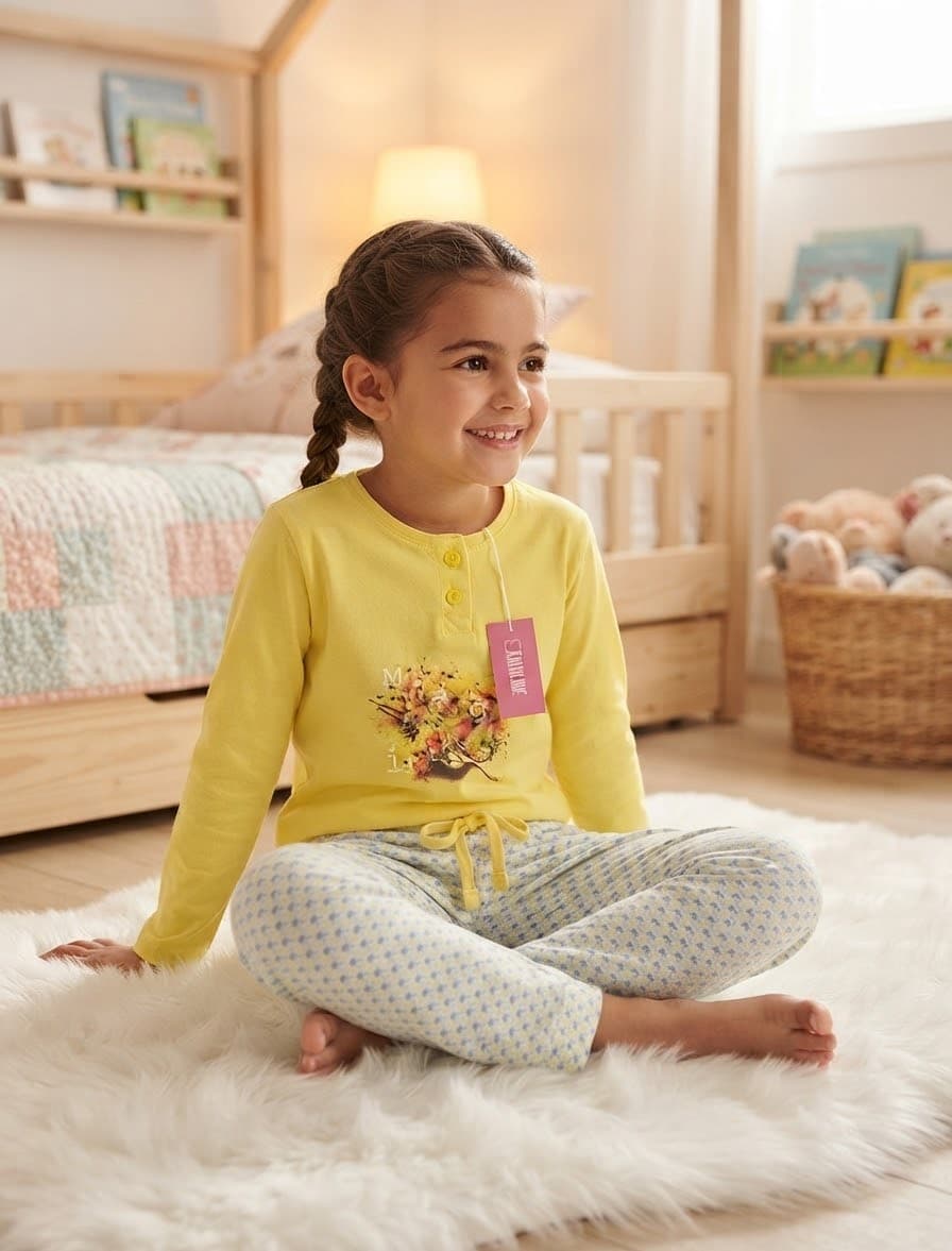 Pigiama Bimba Papalina Drink in Cotone - 2