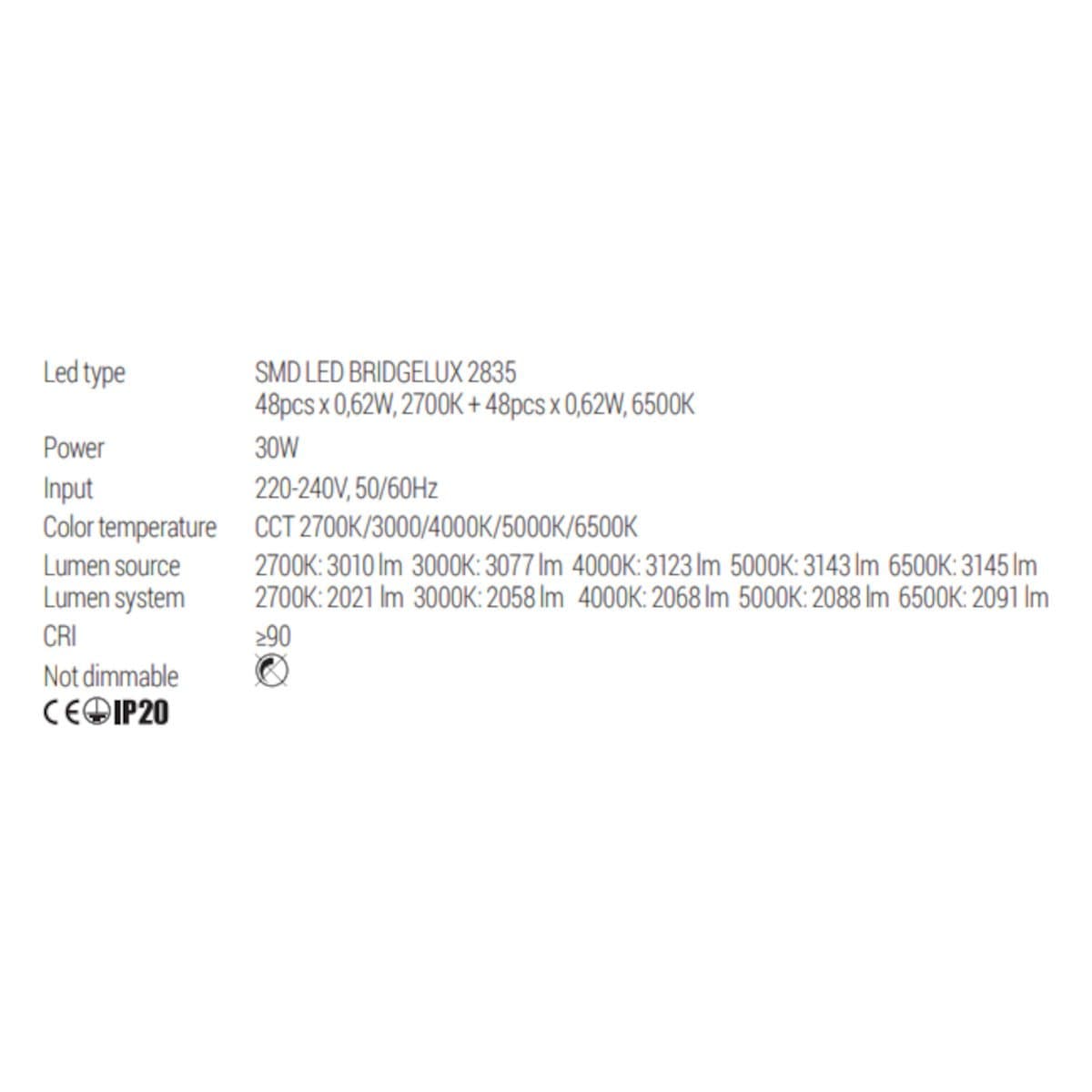 Plafoniera moderna Redo Group DIP 01 3721 3722 3940 LED CCT metallo polipropilene - 8