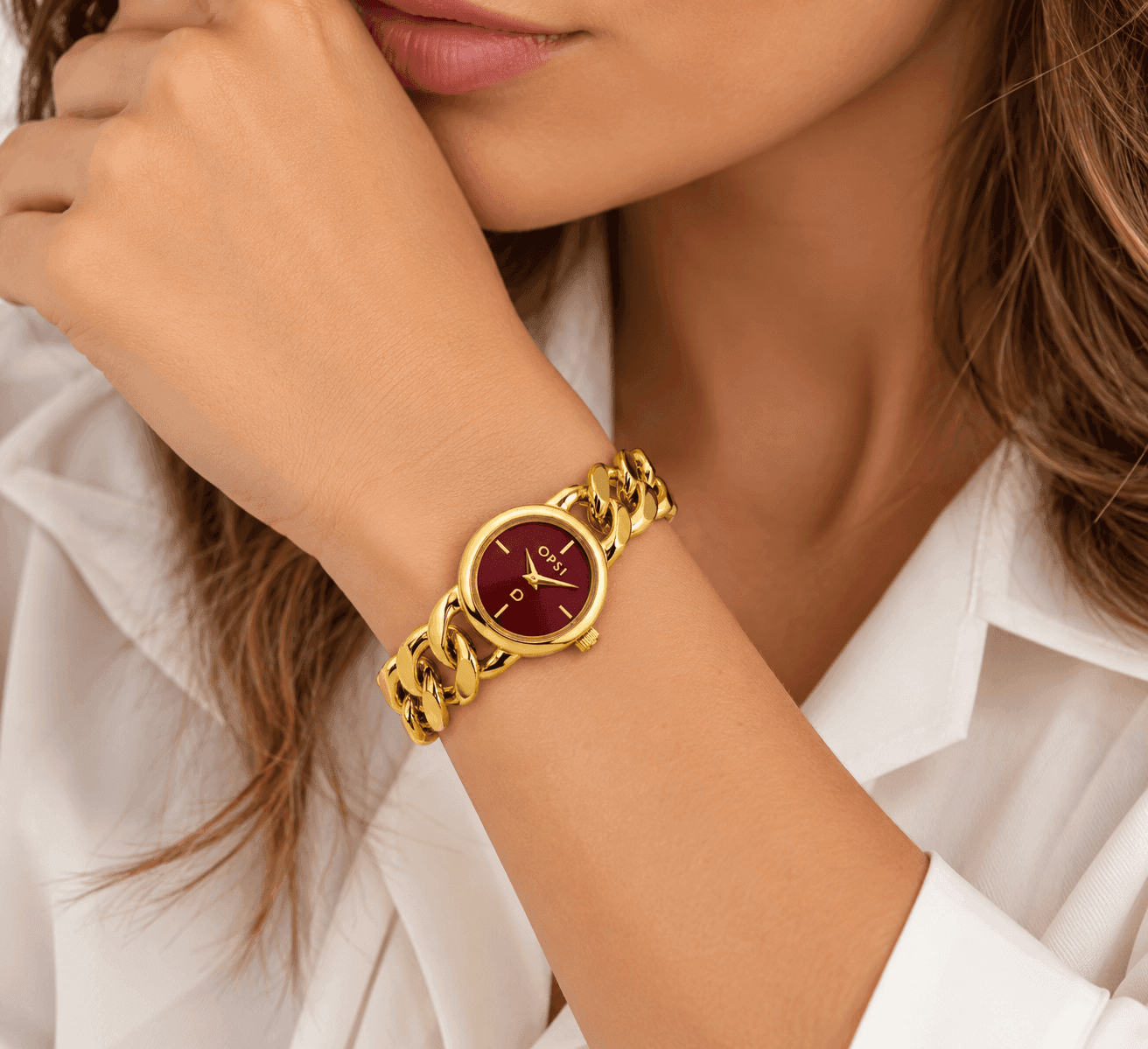 Ops Object  -  Orologio Donna  con cassa e bracciale catena in metallo Round Chain - 2