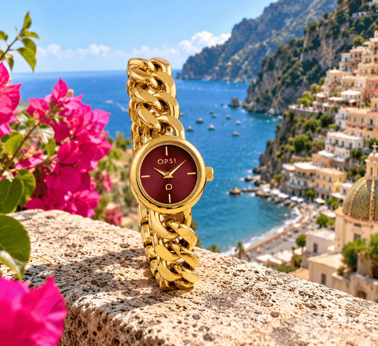 Ops Object  -  Orologio Donna  con cassa e bracciale catena in metallo Round Chain - 4