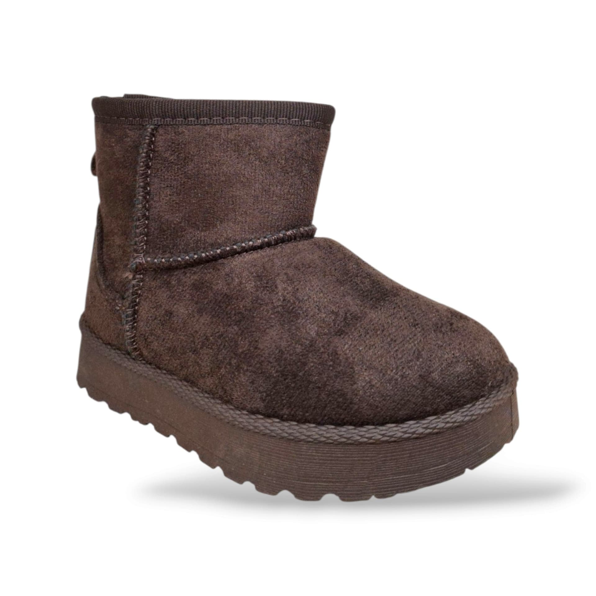 Stivaletti Melania ESKO MS65090 marroni in nabuk per bambina e ragazza - 2