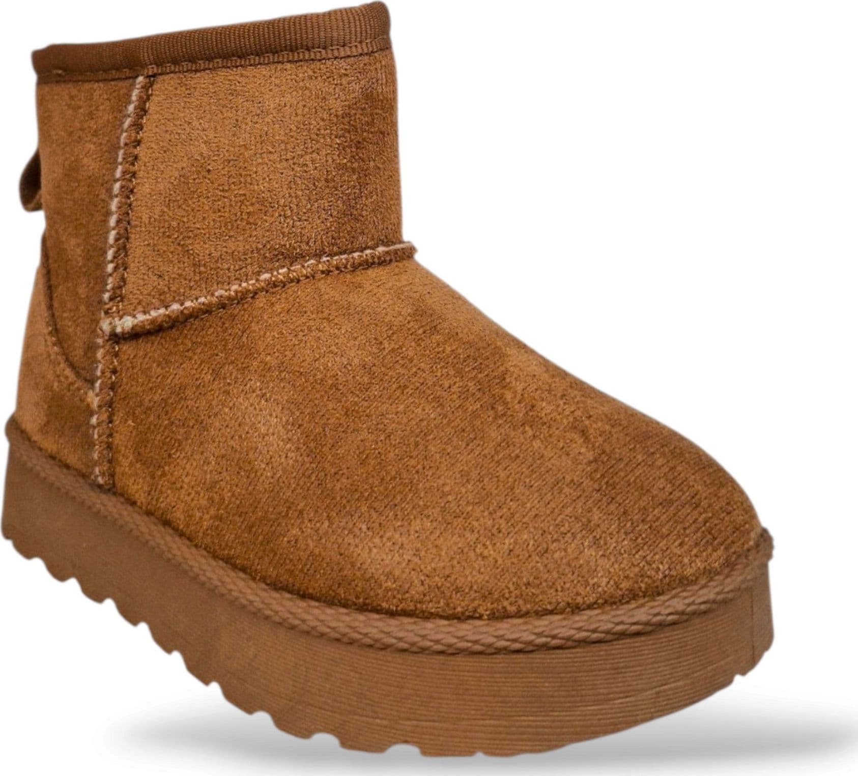 Stivaletti Melania ESKO MS65090 camel in nabuk per bambina e ragazza - 2