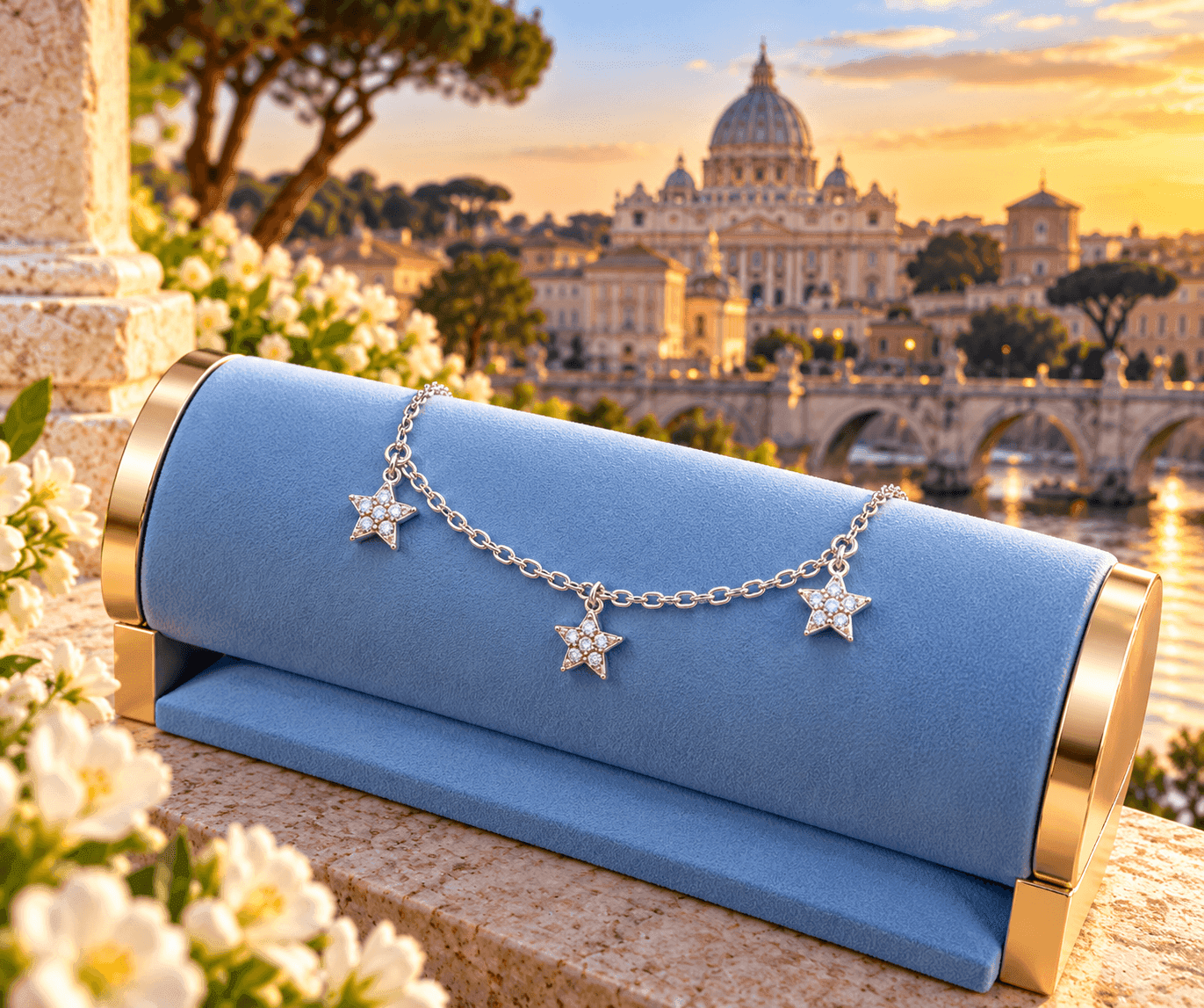 Ops Objects  -  Bracciale catena con pendenti goccia con cristalli Ariel - 4