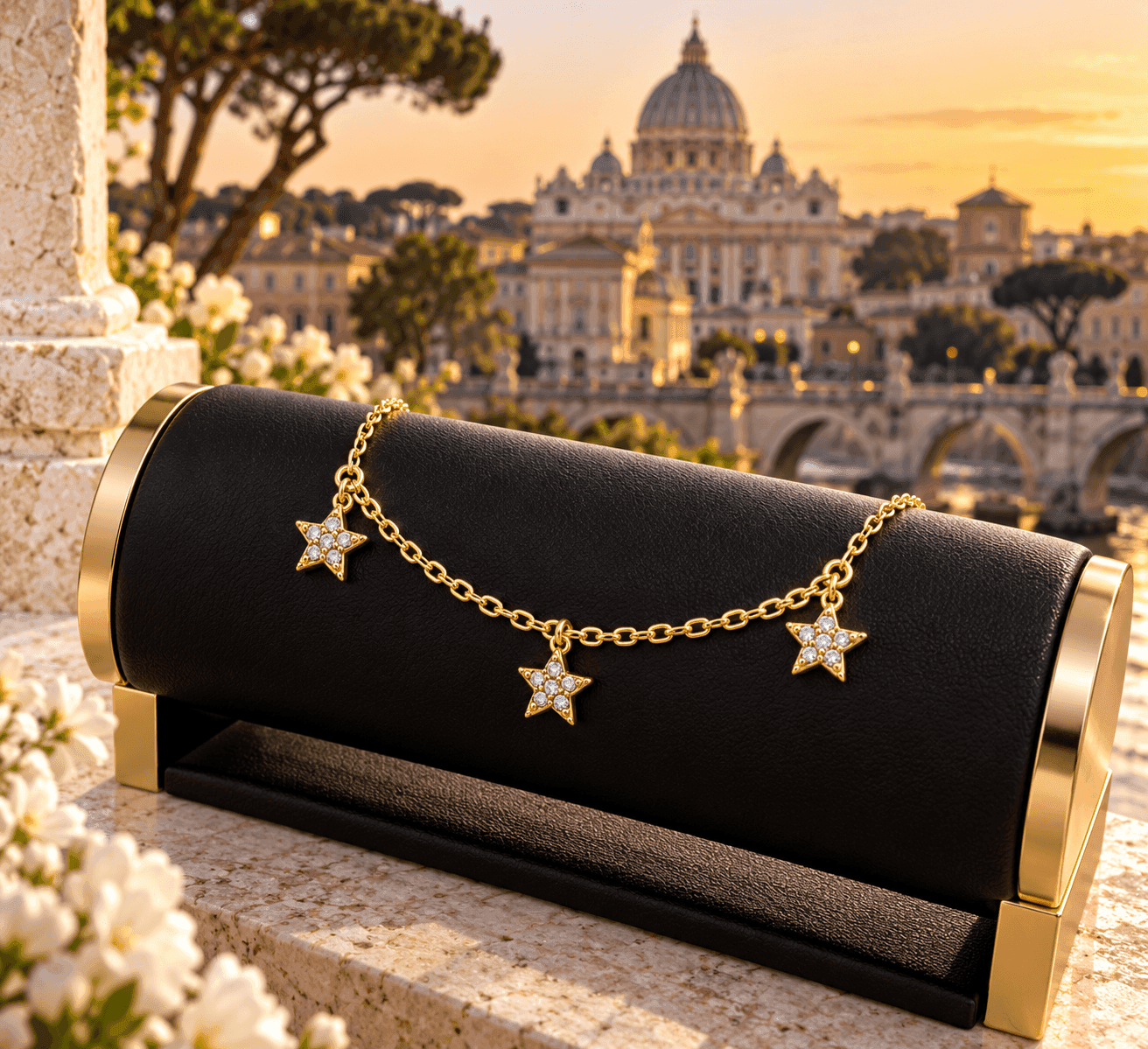 Ops Objects  -  Bracciale catena con pendenti stella con cristalli Ariel - 3