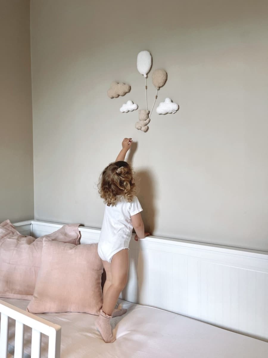 Composizione murale bouclé Orsetto, 6 pezzi - Little Loua - 5