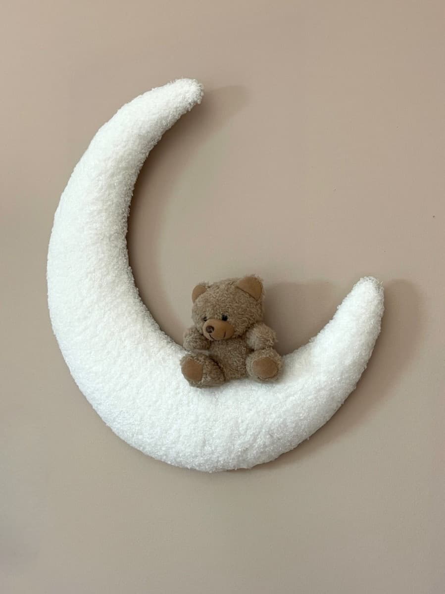 Applique murale bouclé Luna con Orsetto con luce LED - Little Loua - 10
