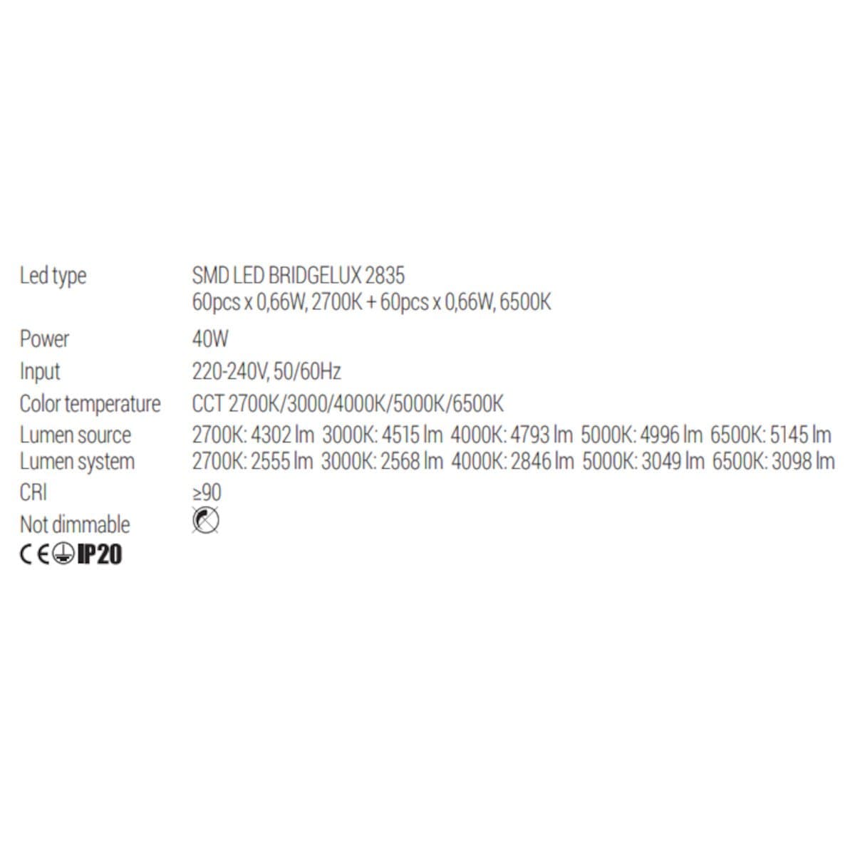 Plafoniera moderna Redo Group DIP 01 3941 3723 3724 LED CCT metallo polipropilene - 8