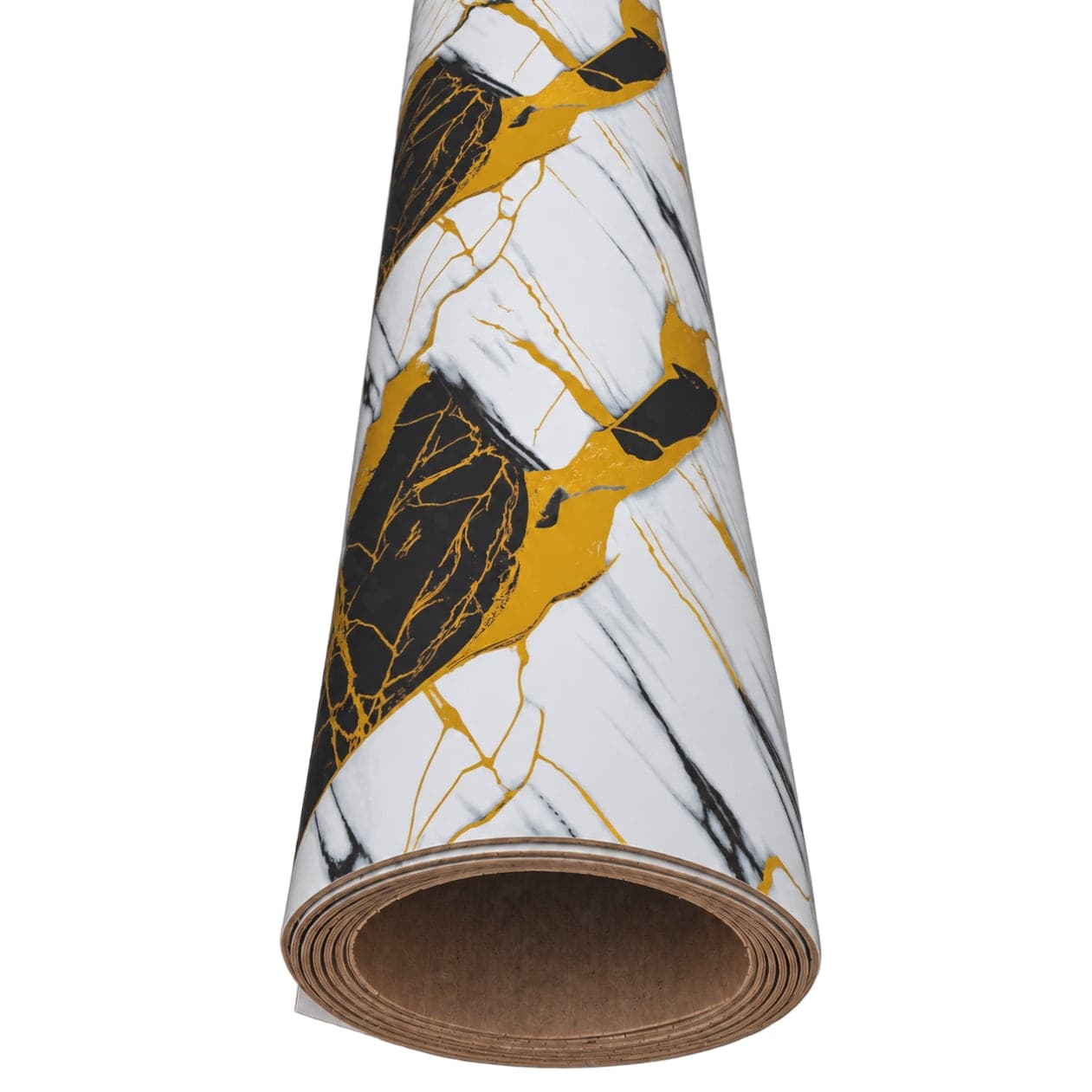 Rivestimento Autoadesivo SXP Effetto Marmo Brecciato Oro e Nero HI-RES 1200x3000x2,5 mm – Rotolo 3,6 m² - 4