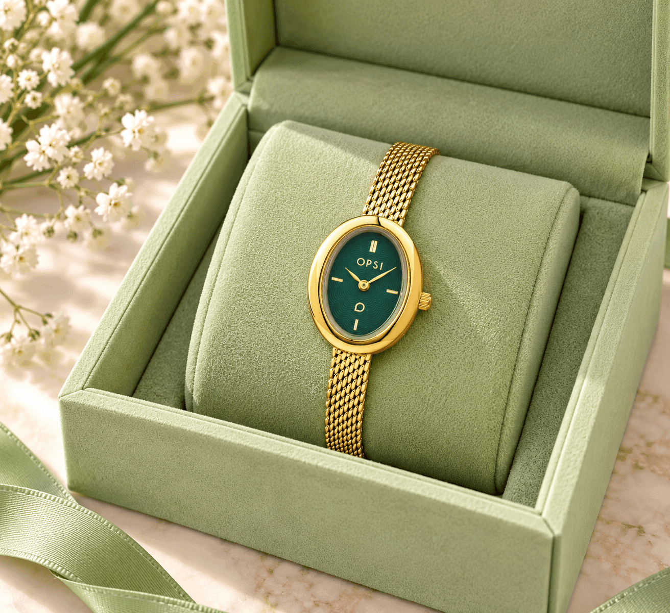 Ops Object  -  Orologio Donna  con cassa e bracciale mesh in metallo Ovalis - 3