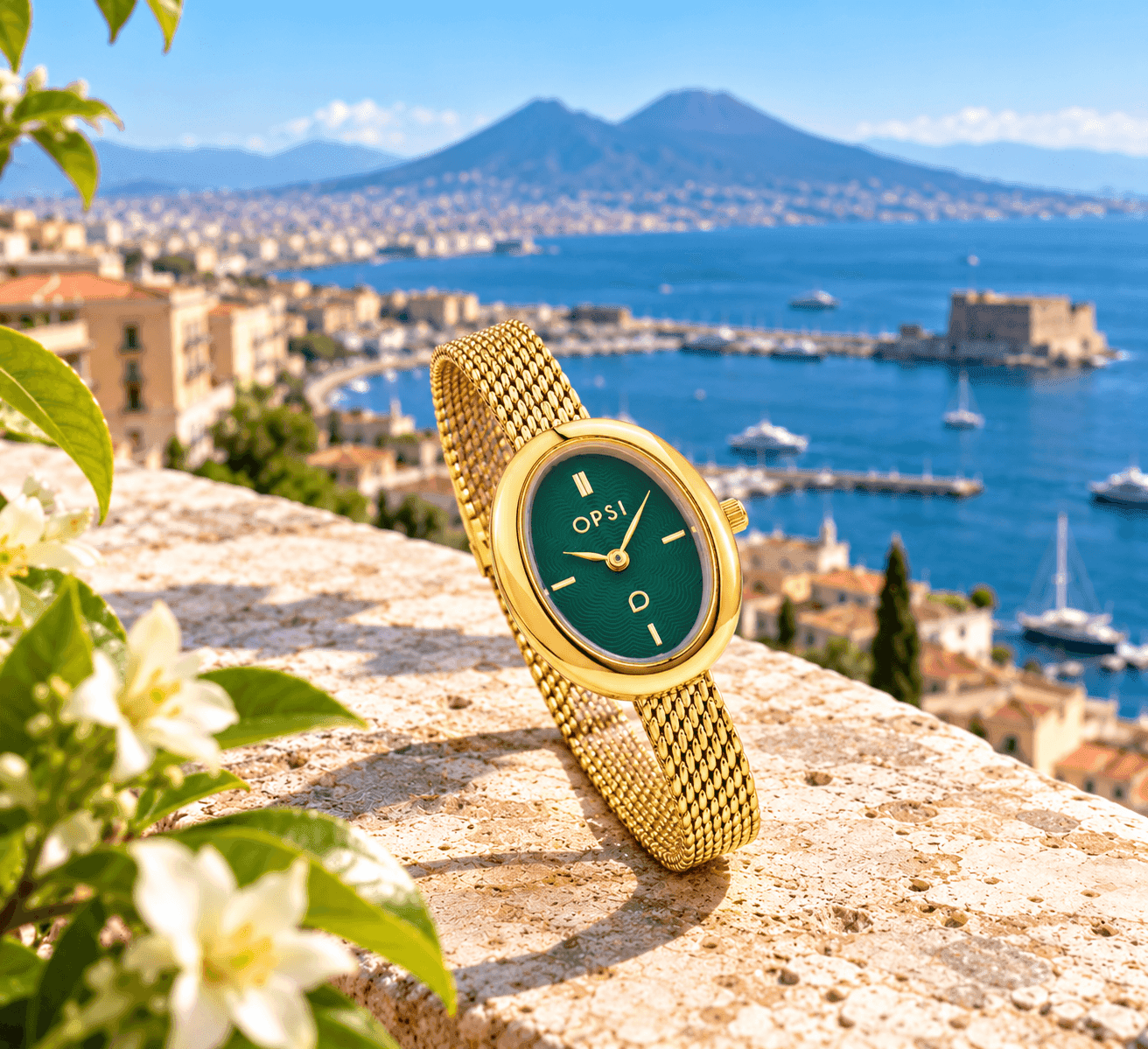Ops Object  -  Orologio Donna  con cassa e bracciale mesh in metallo Ovalis - 4