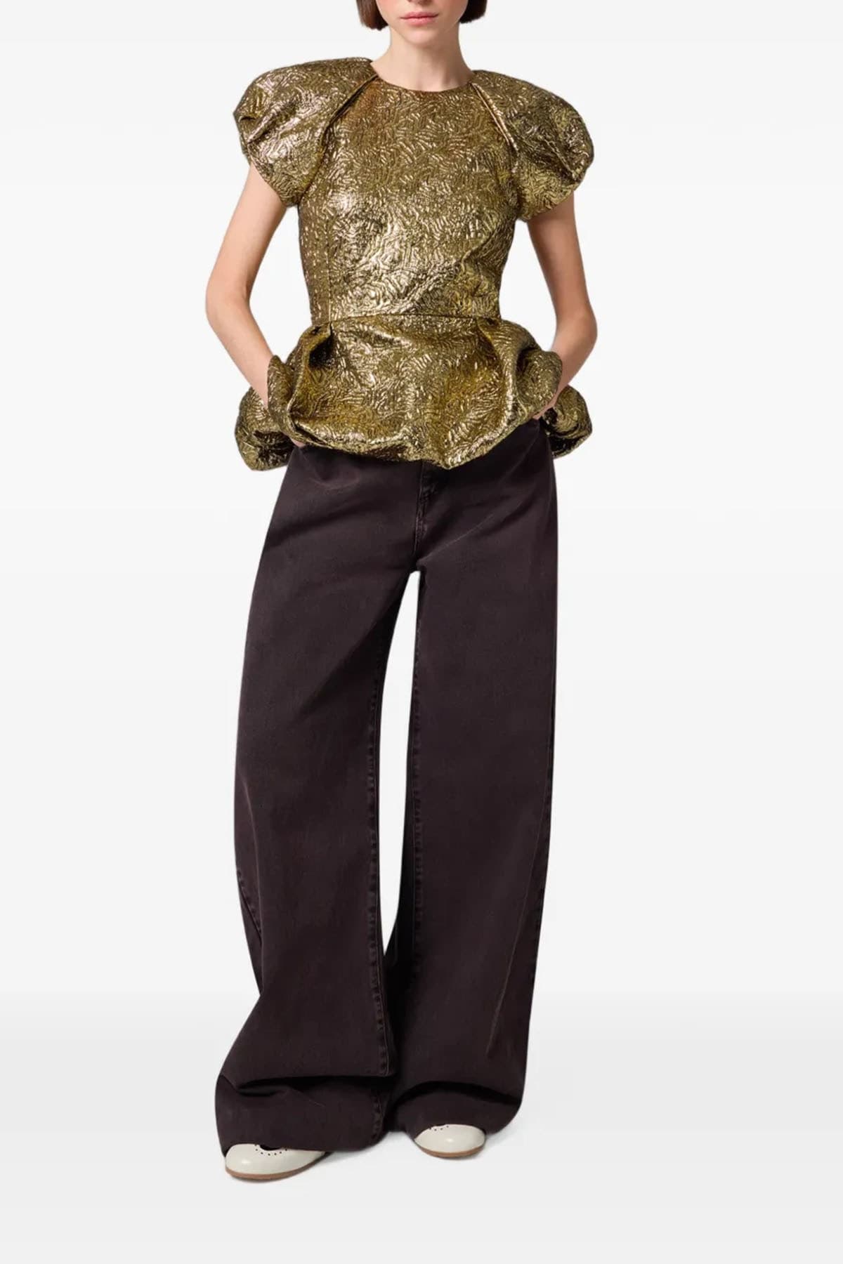 MSGM  Jeans Brown - 2