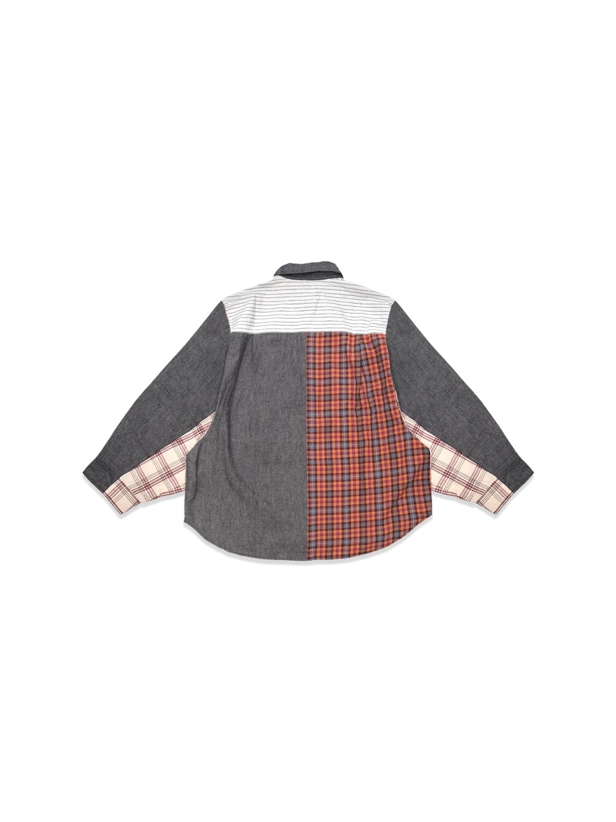 ESSENTIEL ANTWERP kingsley patchwork shirt - 2