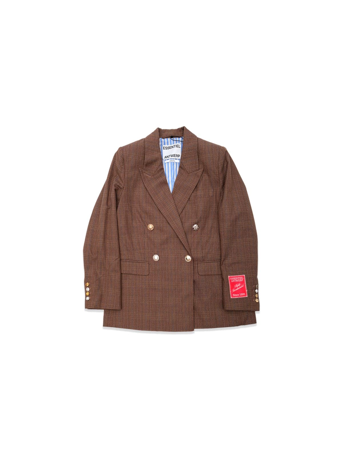 ESSENTIEL ANTWERP kit double breasted blazer