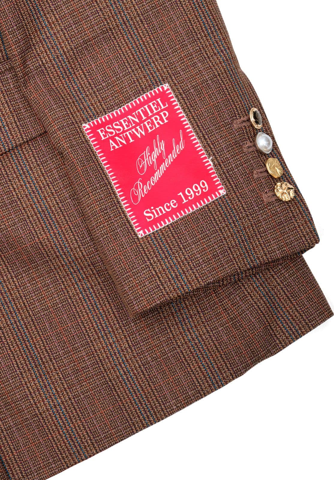 ESSENTIEL ANTWERP kit double breasted blazer - 4