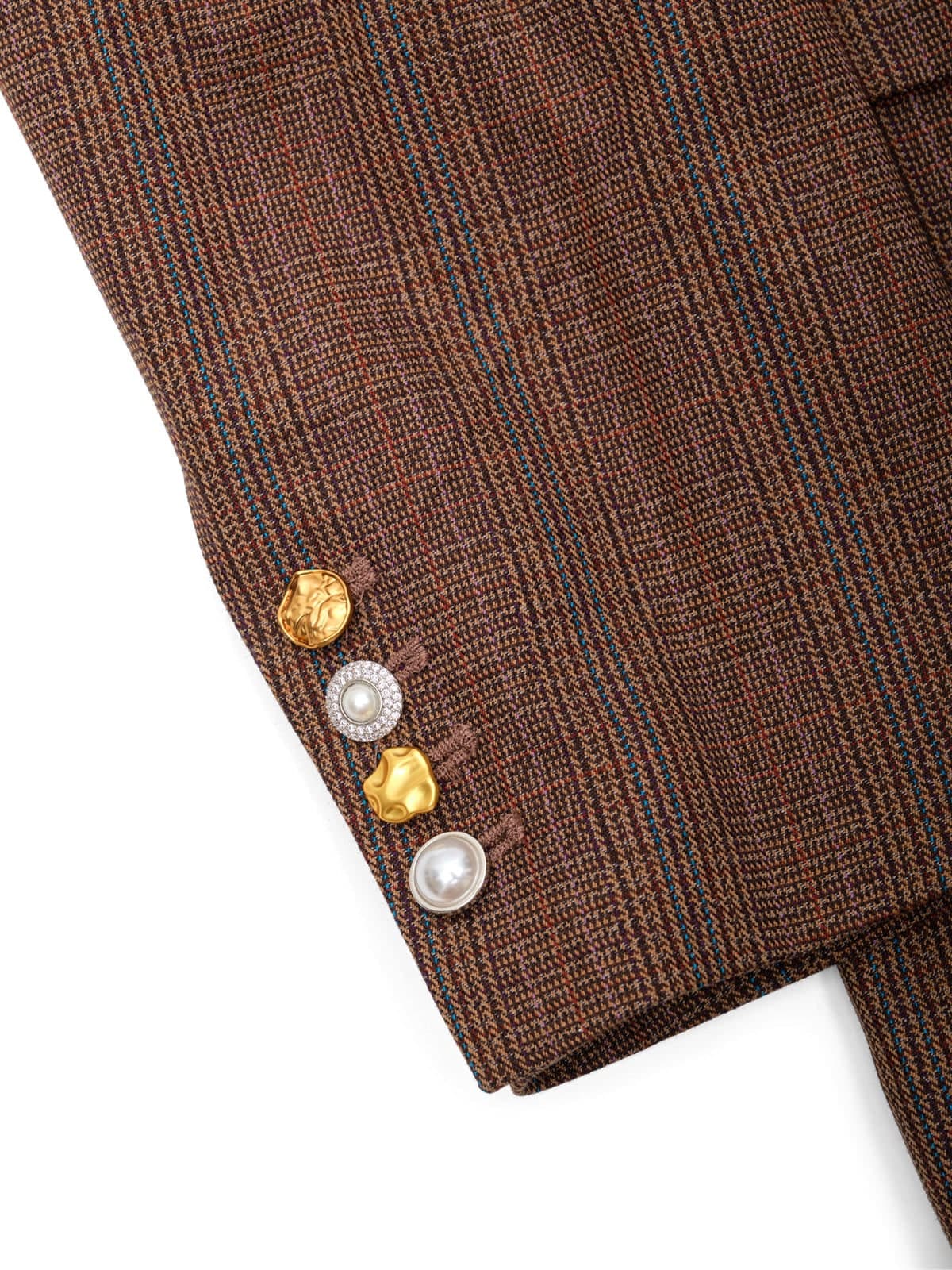 ESSENTIEL ANTWERP kit double breasted blazer - 5