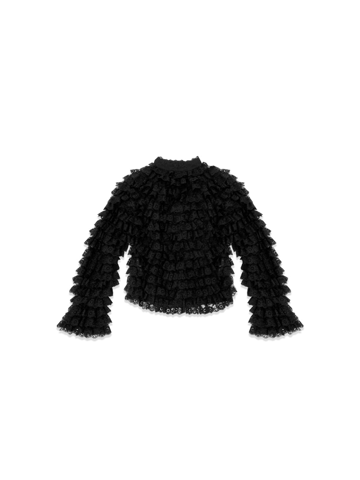 ESSENTIEL ANTWERP kashvi lace ruffle top - 2