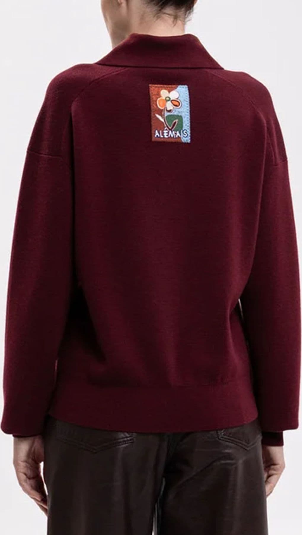 ALEMAIS  T-shirt e Polo Bordeaux - 3