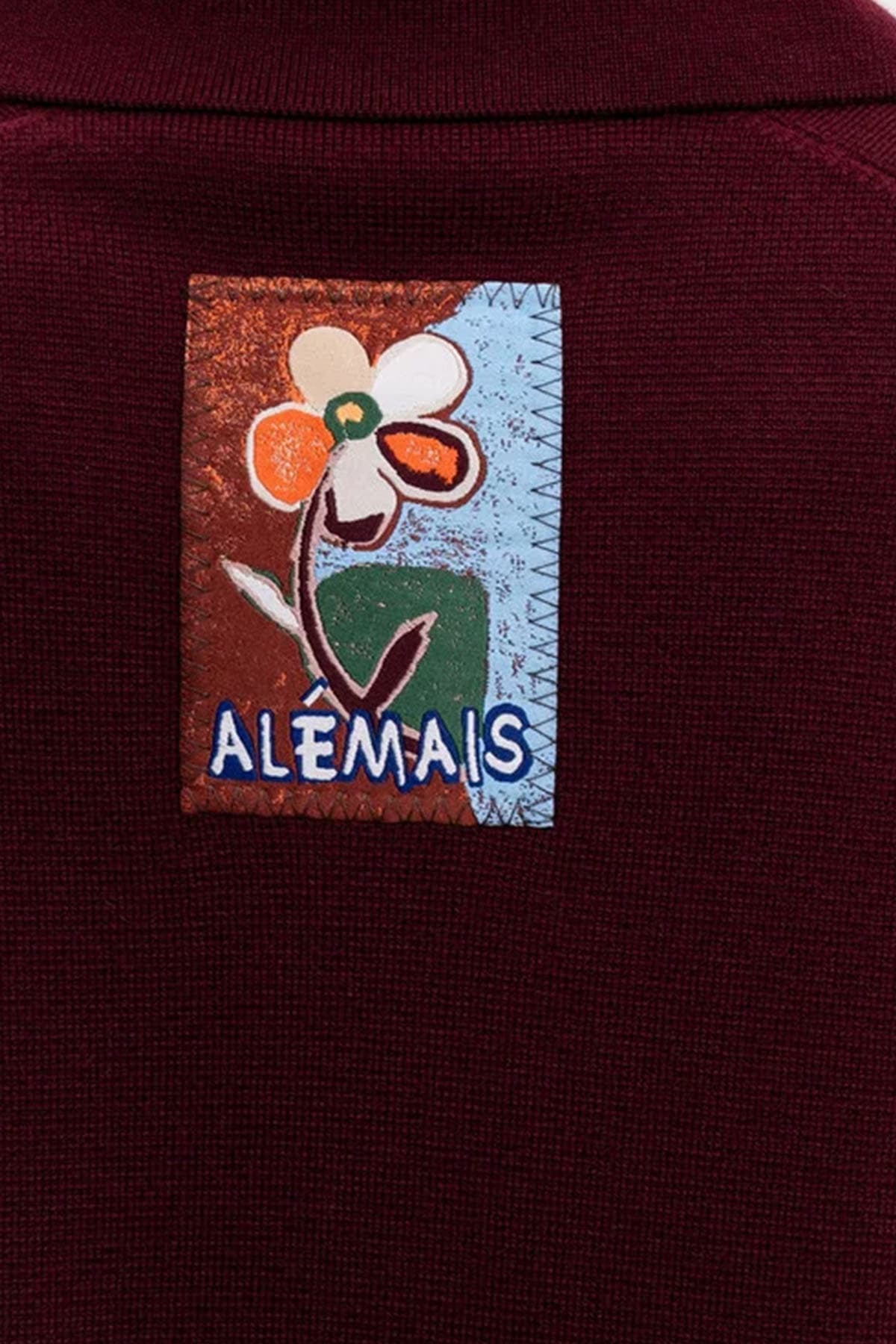 ALEMAIS  T-shirt e Polo Bordeaux - 5