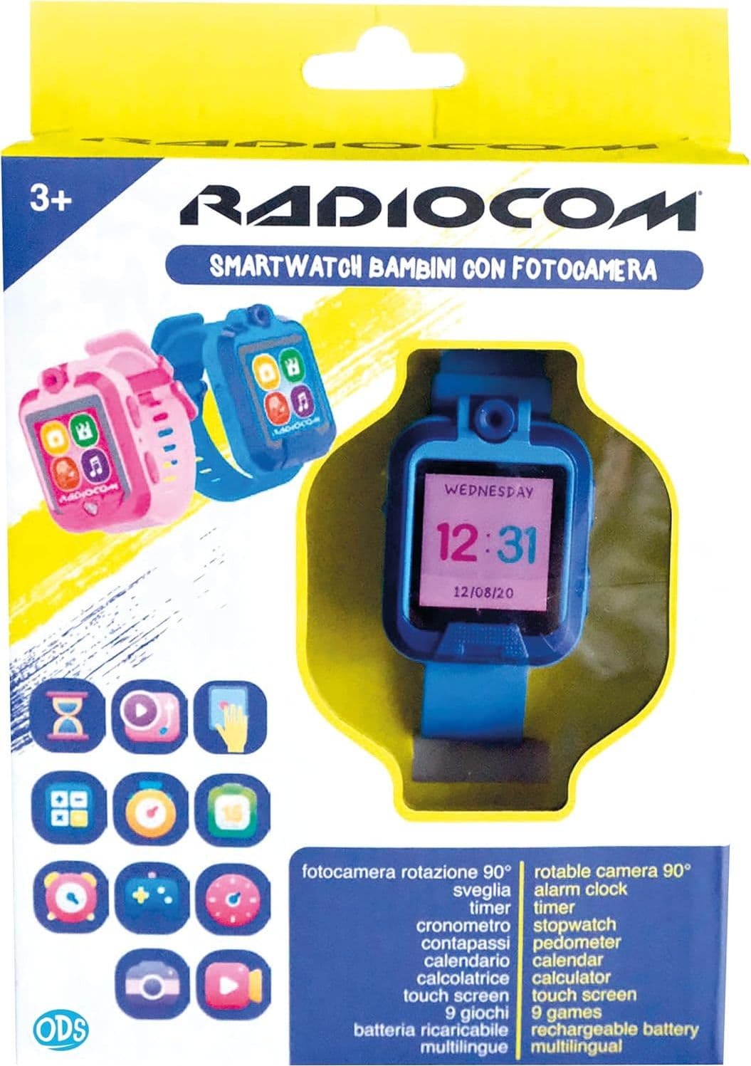 ODS - Radiocom Smartwatch con Camera 128 MB - 6