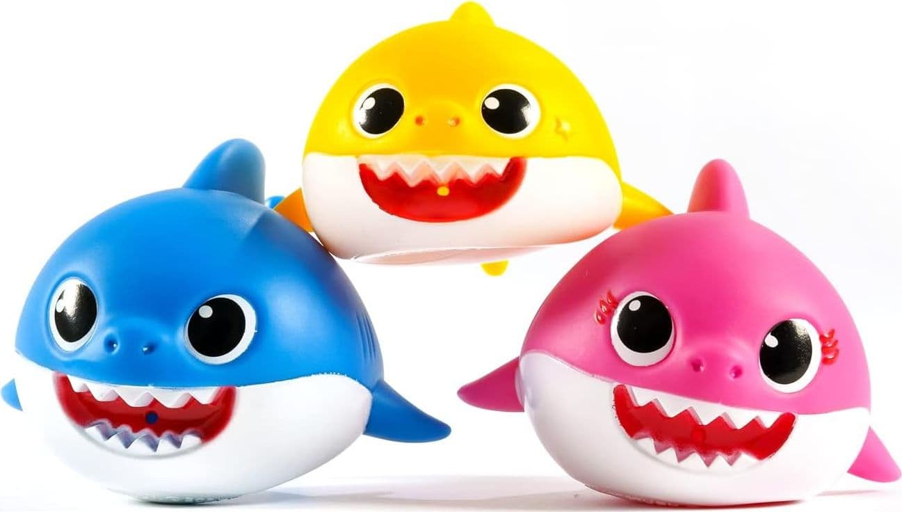 ODS - Baby Shark Set di 6 Squaletti in PVC - 3