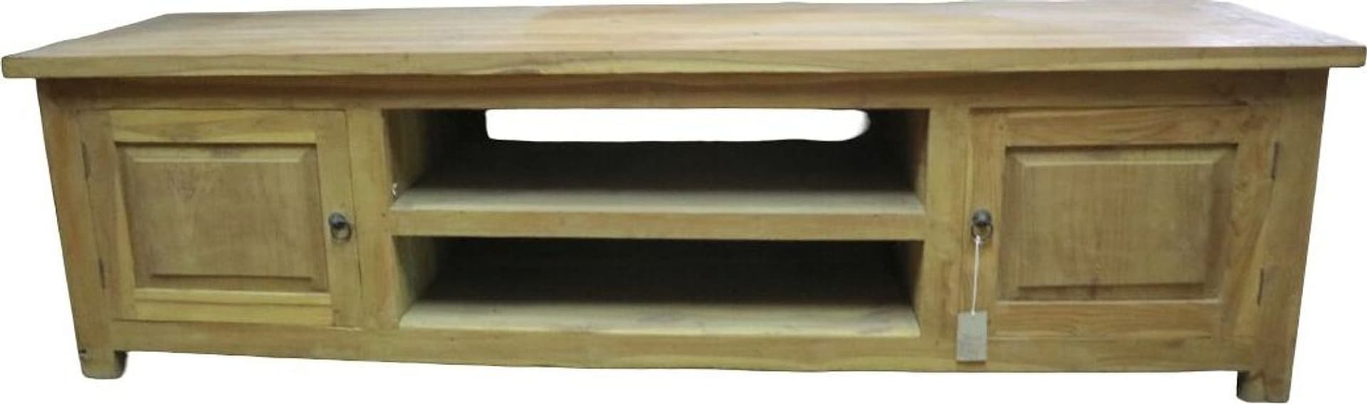 Mobile Porta TV in Teak Massello – 180x45x50 cm – Fatto a Mano in Indonesia - 3