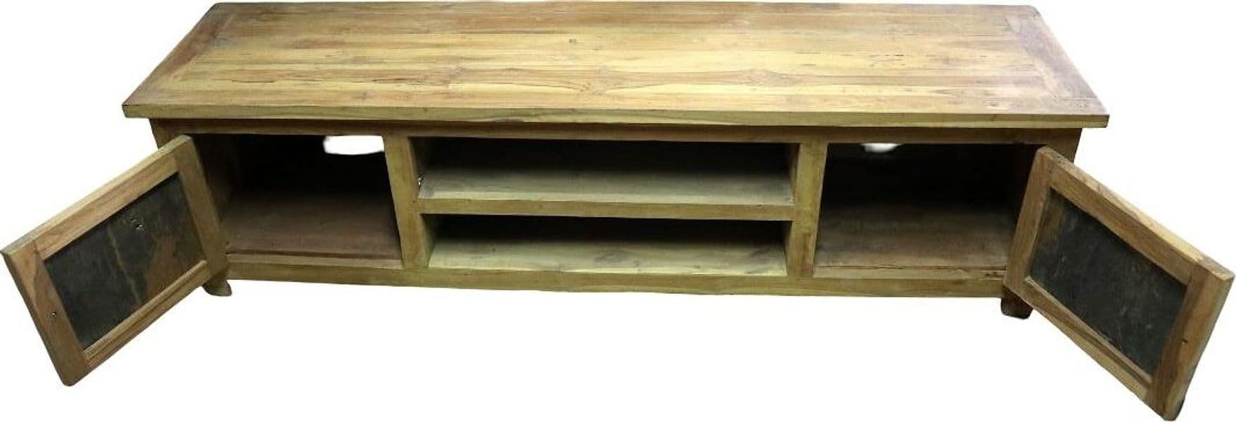 Mobile Porta TV in Teak Massello – 180x45x50 cm – Fatto a Mano in Indonesia - 8