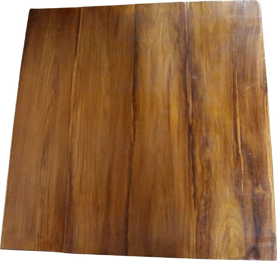 Tavolino da Fumo Stile Opium in Teak Massello – 80x80x34 cm – Fatto a Mano in Indonesia - 4