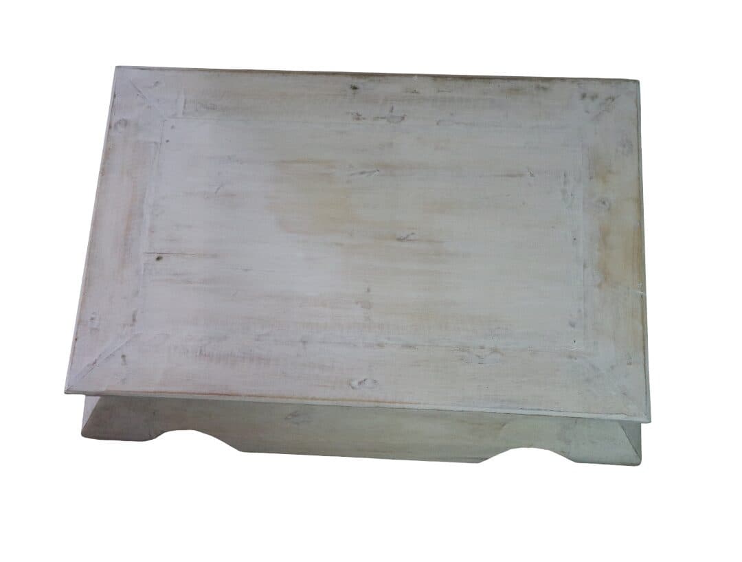 Tavolo Opium in Legno di Albesia – Fatto a Mano in Indonesia – Design Orientale, 75x50x40 cm - 4
