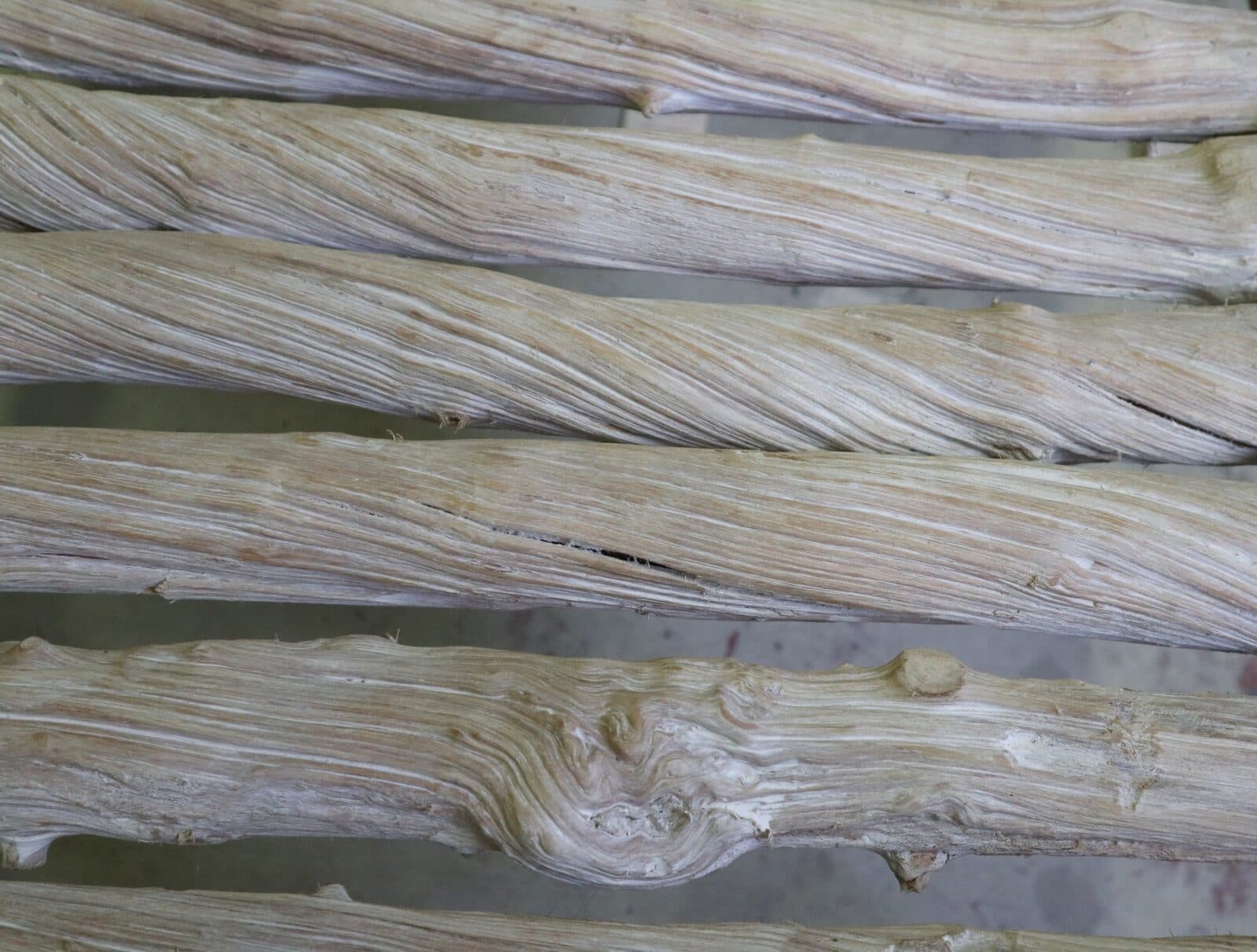 Tavolino da caffè in legno di teak e liane naturali | Fatto a mano in Indonesia | Design moderno e artigianale - 6