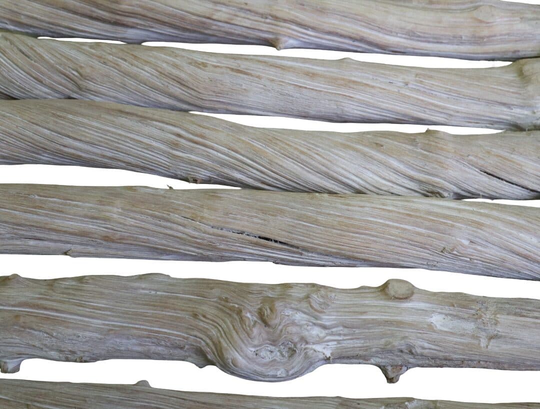 Tavolino da caffè in legno di teak e liane naturali | Fatto a mano in Indonesia | Design moderno e artigianale - 7
