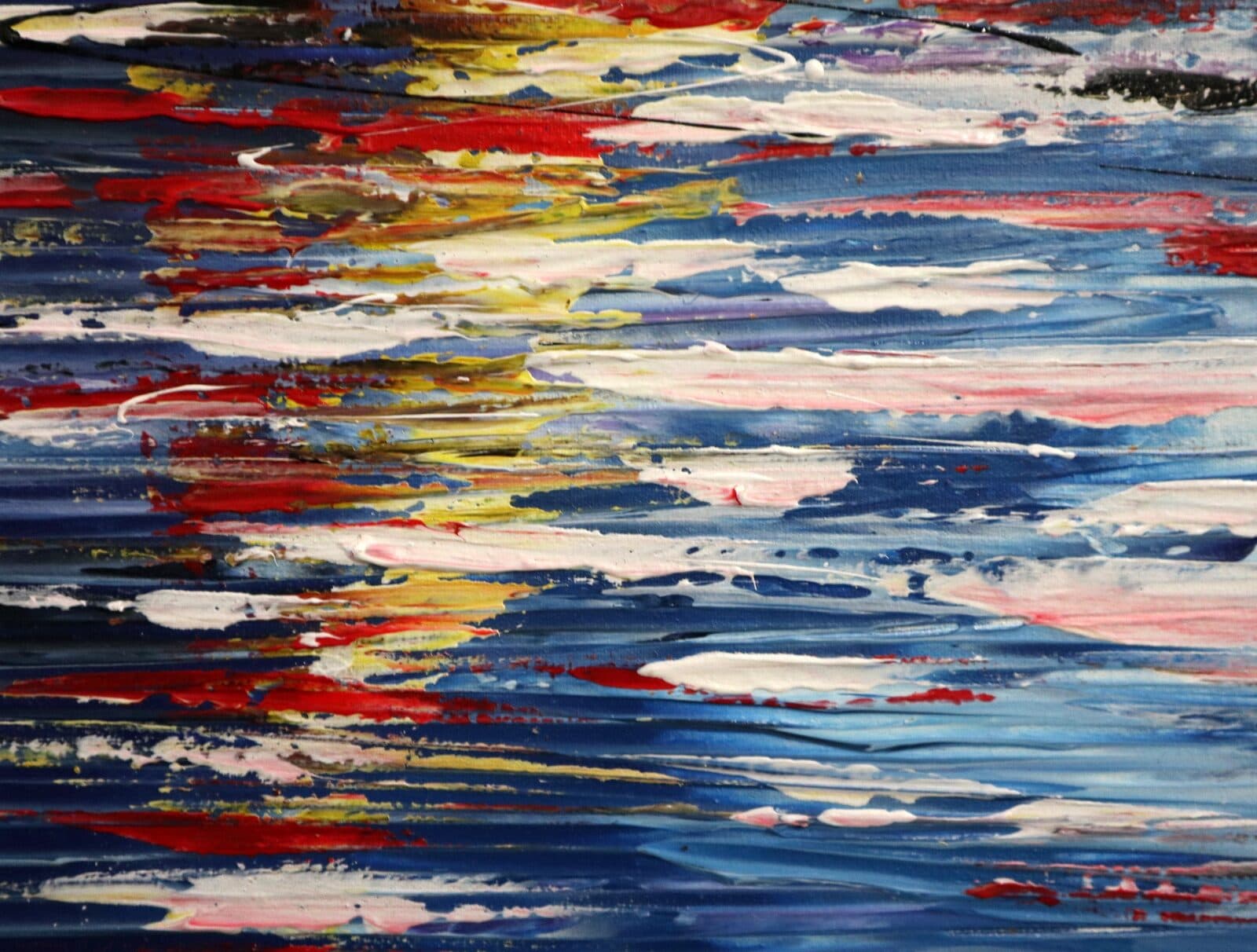 Quadro Vele Colorate su Mare – Dipinto a Mano in Acrilico, Arte Indonesiana per Case Moderne e Ambienti Coastal - 5