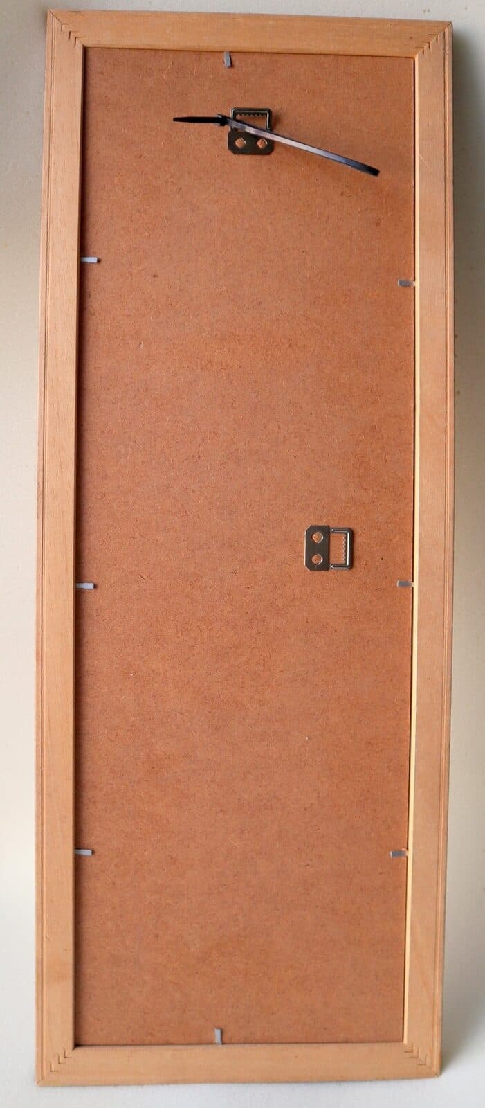 Stampa Etnica Africana 25x65 cm con Cornice in Legno e Vetro - 5