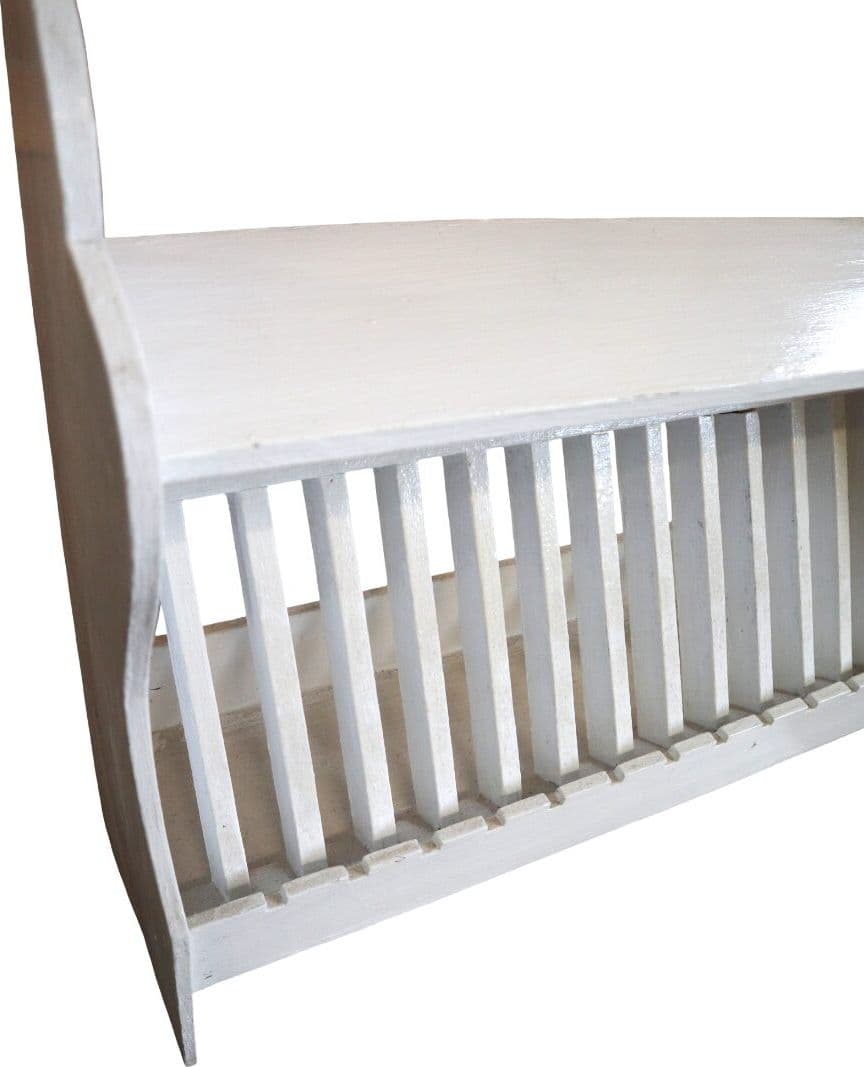 Piattaia Rustica Country in Legno – 70x62 cm – Porta Piatti Artigianale Indonesiana Stile Agriturismo - 4