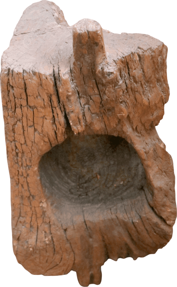 Scultura Antica in Legno di Teak Indonesiano – Oggetto Rurale Unico Museo, Pezzo Unico Artigianale 200+ Anni - 8