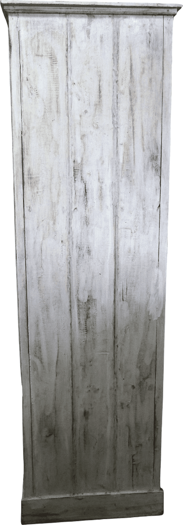 Vetrinetta Artigianale in Legno di Albesia Bianca Decapata  – 53x33x170h cm – Spedizione Gratuita Italia - 6