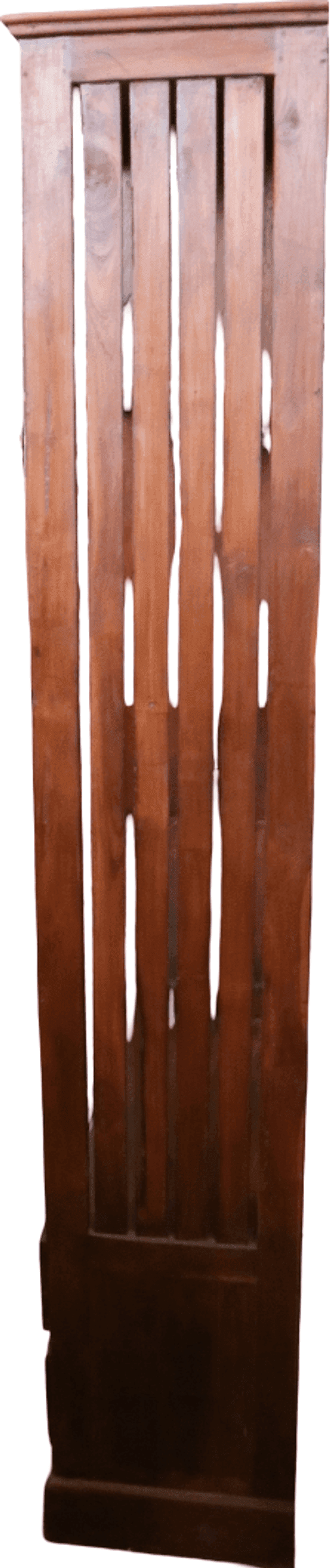 Libreria in Legno di Teak Massello con 2 Cassetti  – 65x32x180 cm - 9
