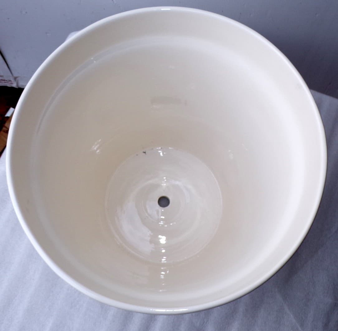 Vaso in ceramica Messicana realizzata e dipinto a mano cm 32x31 marrone - 4