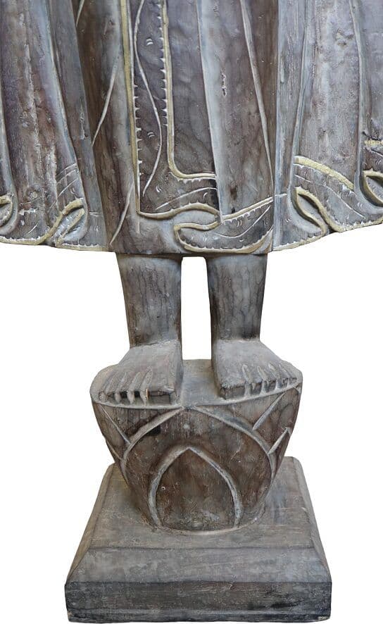 Statua in Legno Divinità Balinese – 205h cm – Intagliata a Mano in Indonesia - 4