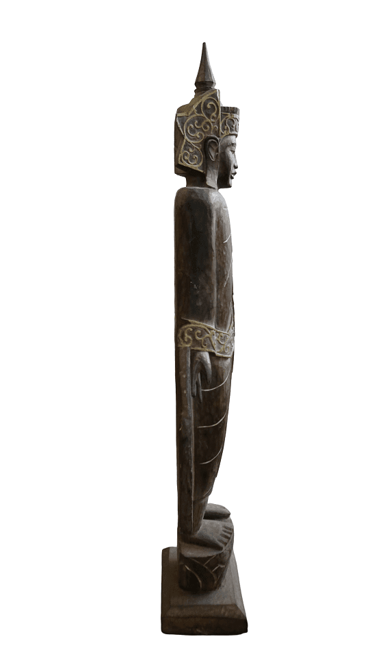 Statua in Legno Divinità Balinese – 205h cm – Intagliata a Mano in Indonesia - 5