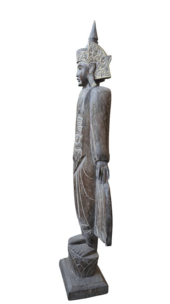 Statua in Legno Divinità Balinese – 205h cm – Intagliata a Mano in Indonesia - 6