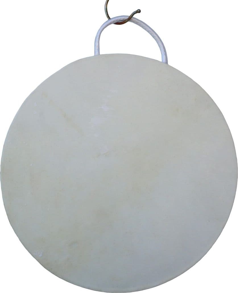 Tamburo Oceanico in Pelle Ø30 cm Realizzato a Mano in Indonesia – Strumento Etnico per Meditazione, Yoga e Arredo Es - 7