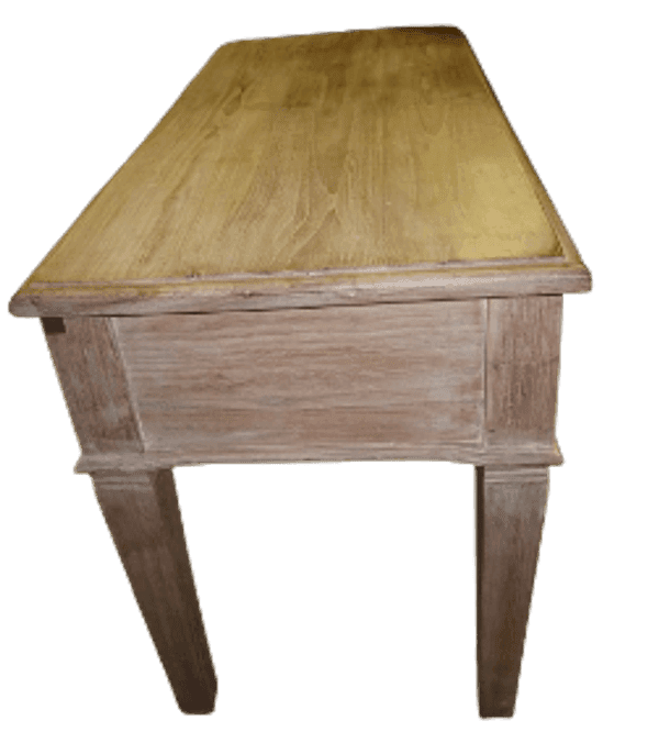 Scrivania artigianale in teak massello – Eleganza naturale dal cuore dell’Indonesia - 5