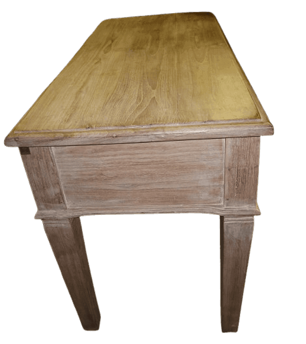 Scrivania artigianale in teak massello – Eleganza naturale dal cuore dell’Indonesia - 6