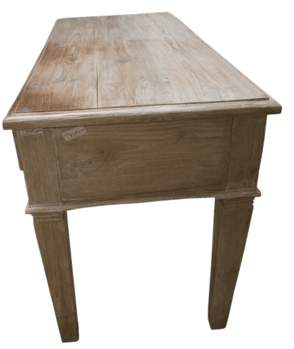 Scrivania artigianale in teak massello – Eleganza naturale dal cuore dell’Indonesia - 7