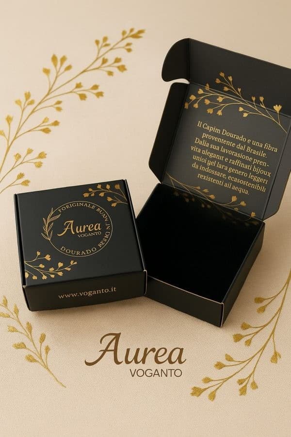Bracciale Aurea Tormalina e Capim Dourado - Handmade Brasile Voganto - 3