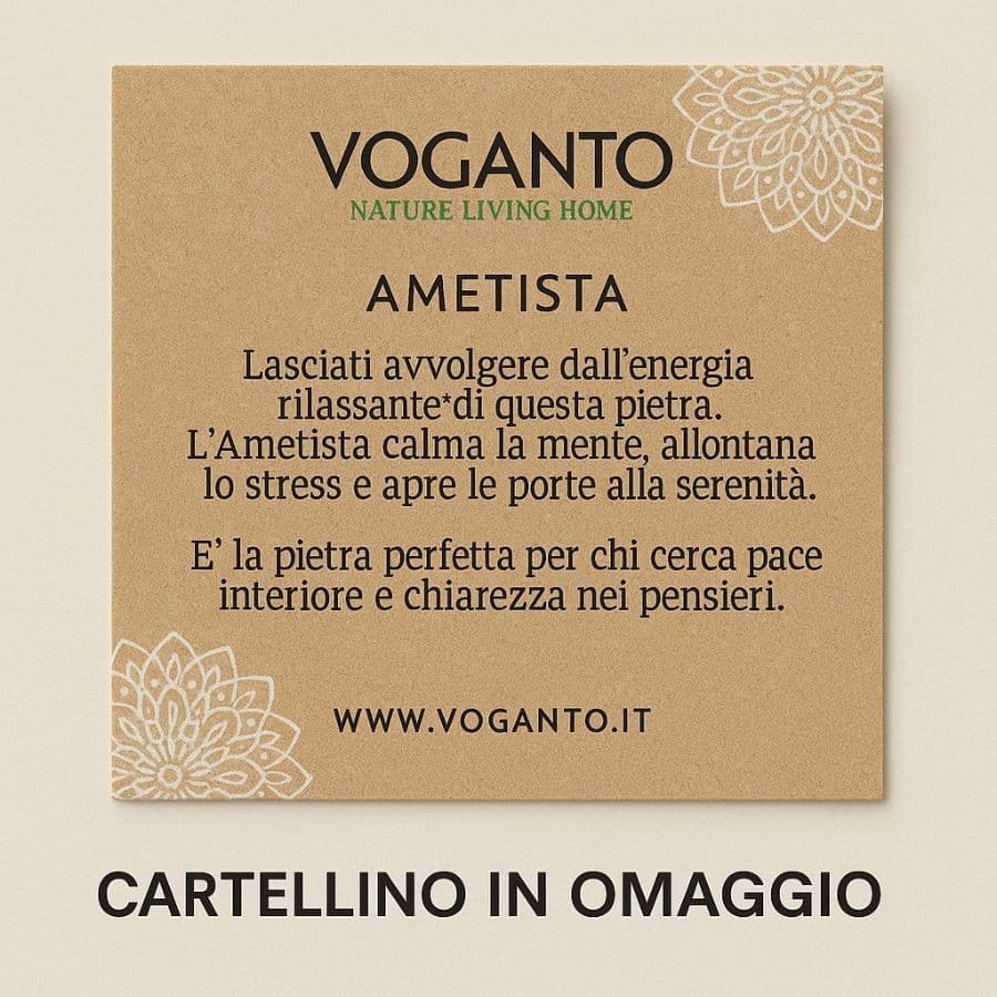 Aurea Tondi – Orecchini in Oro Vegetale (Capim Dourado) e Ametista Voganto - 4