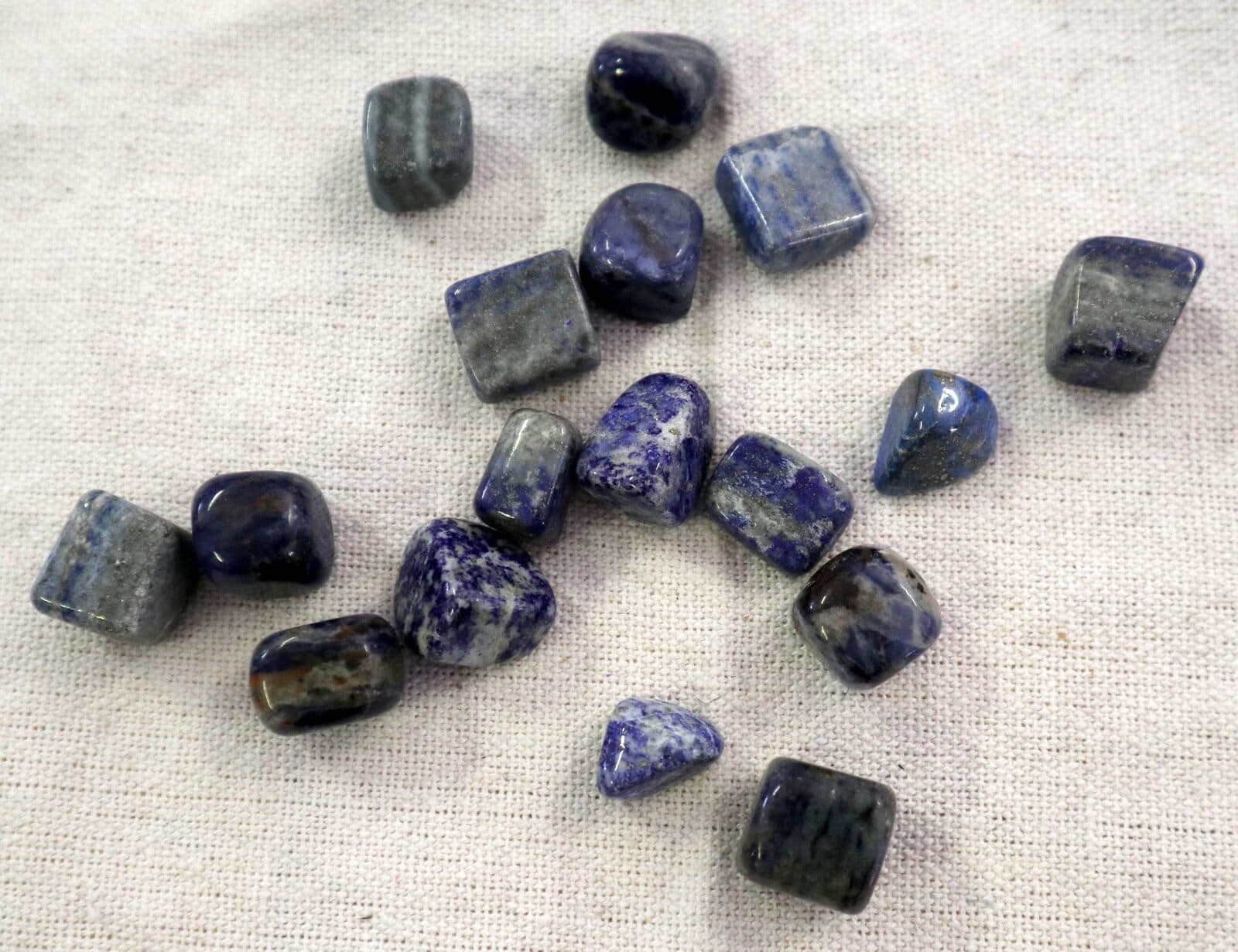 Stock di Pietre di Lapislazzuli Burattate Naturali –  Sacchetti da 7 e/o da 10 Pietre - 5